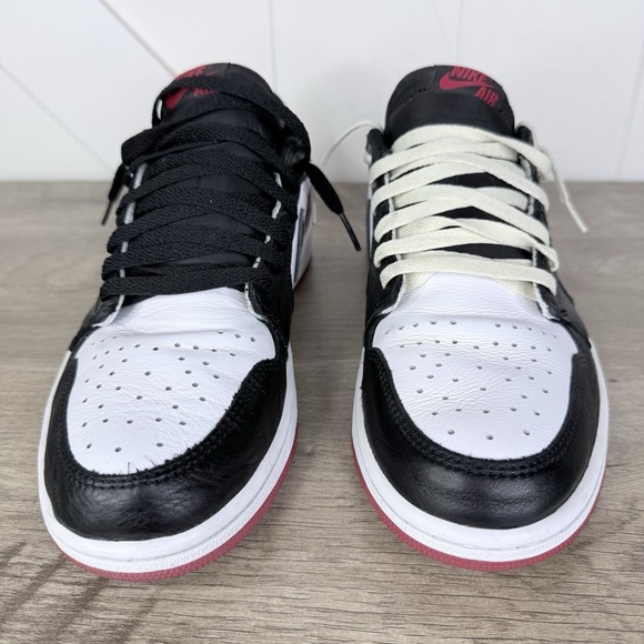 NIKE AIR JORDAN 1 RETRO LOW BLACK TOE SIZE 11 Men CZ0790-106 No box - Picture 3 of 9